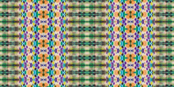 Cepillo Geográfico Multicolor Tribal Batik Color Geo Abstract Boho Patchwork — Foto de Stock