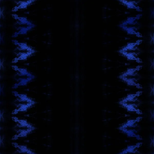 Navy Dyed Textile Blue Geo Tie Dye Blue Boho Abstract — Stockfoto