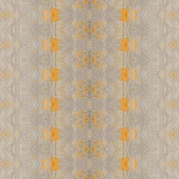 Золотая Кисть Бохо Оранжевый Бохо Текстиль Серый Крашеный Штрих Жёлтая — стоковое фото