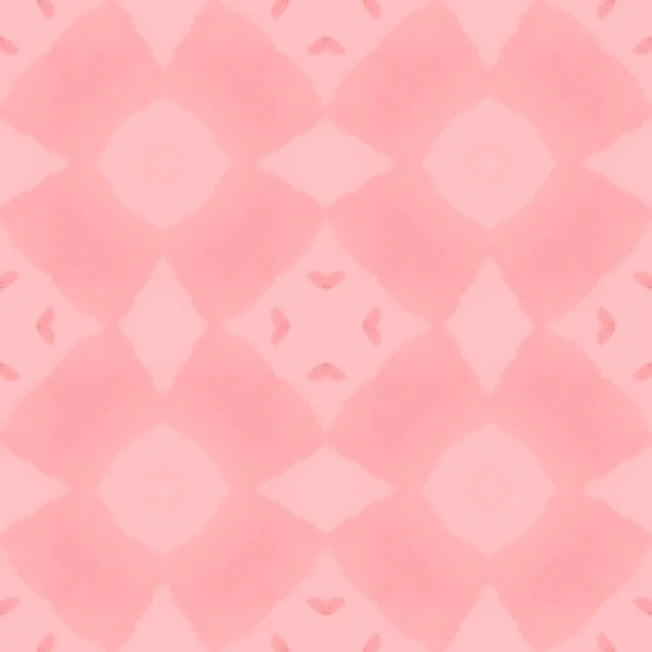 パキスタンの少女バティックプリント モロッコの装飾的なテクスチャ ピンク アメリカン フローラル モチーフ インドの少女バティック ピンクガーリータイルパステルフラワーパターンガール アラビア幾何学フラワータイル — ストック写真