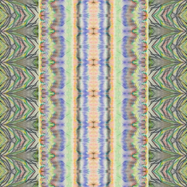 Textura Colorida Batik Geo Batik Multicolorido Grunge Tingido Boho Brush — Fotografia de Stock