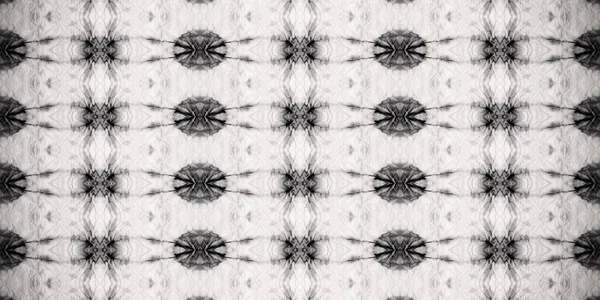 グレイ グレイ エスニック プリント グレー染めの水彩画 グレーの幾何学模様 黒死病の略 ブラック グランジ 灰色のシームレスブラシ — ストック写真