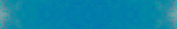 Blue Tie Dye Ghiaccio Azzurro Bicchiere Acqua Tintura Ondulata Acquerello — Foto Stock