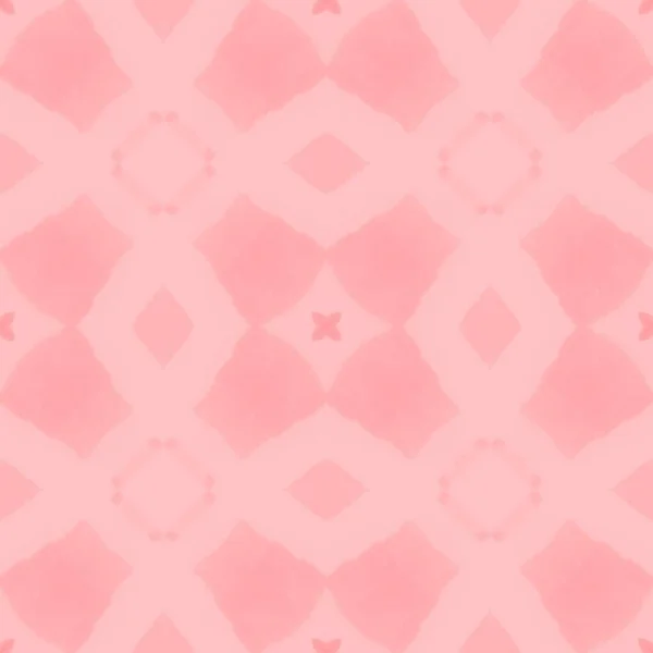 Traditional Geometric Ornament Girl Morocco Geometric Repeat Pink American Mosaic — Stock Photo, Image