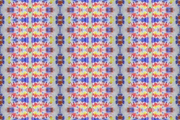 Kolorowy Wzór Barwnika Boho Bohemian Stripe Boho Batik Zabarwiony Grunge — Zdjęcie stockowe