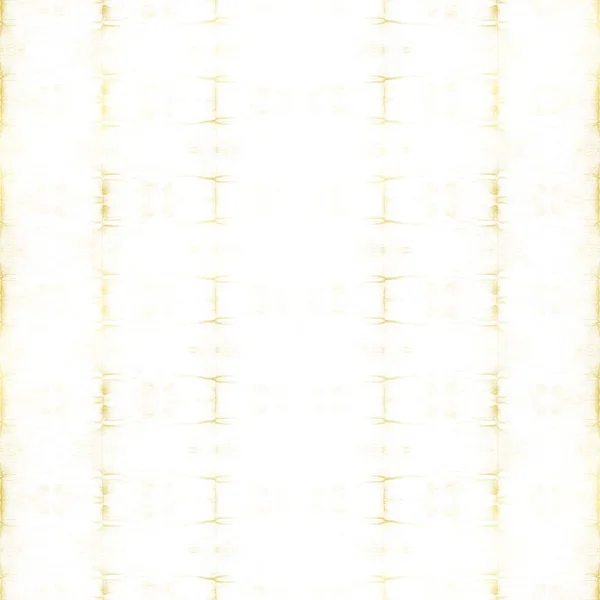 Geometrikus Absztrakt Zig Arany Törzsi Nyomat Fehér Nyakkendős Ecset Arany — Stock Fotó