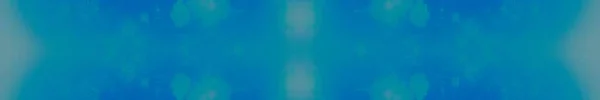 Blauwe Vuile Kunst Blauwe Oceaan Aquarel Cyaan Helder Glanzend Wit — Stockfoto