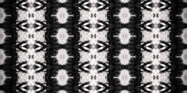 Grey Dyed Abstract Black Geo Batik Šedý Kmenový Štětec Černý — Stock fotografie