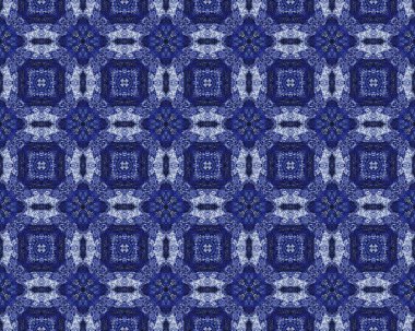 Mavi Fas Sonsuz Boyası. Bohem Geometrik Çiçek Yazdırma. Beyaz Etnik Şablon Ikat. Kusursuz Hint çizimi. Mavi Süslü Etnik Tasarım. Lizbon Geometrik Batik Boyası. Mavi Çiçek Döşemesi