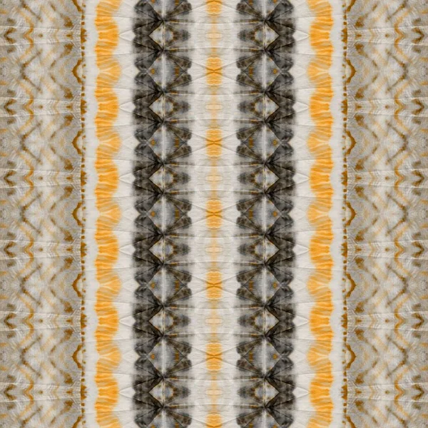 Splash Traditionnel Brown Boho Print Dyed Patchwork Résumé Texture Orange — Photo