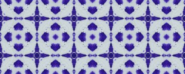 Aquarelle Geometric Batik Print. Özbek Geometrik Batik. Doğulu kırsal Boho. Mavi Süslü Çiçek dokusu. Türk Geometrik Çiçeği İkat. Mavi Taç. İndigo Etnik Süsleme Boho.