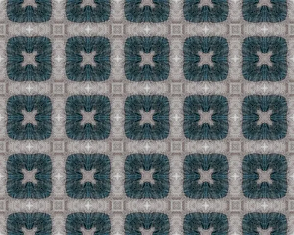 American Geometric Ornament Tile Марокко Безшовний Батік Bohemian Endless Grey — стокове фото