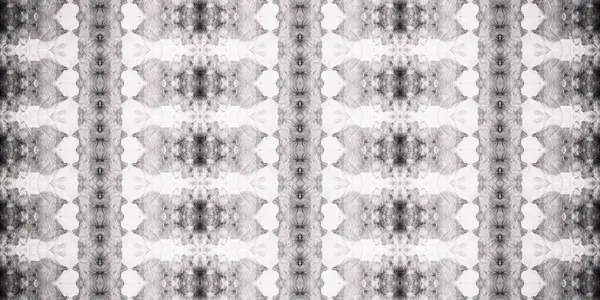 Black Dyed Stroke Bílý Geometrický Proužek Gray Rustic Print Gray — Stock fotografie