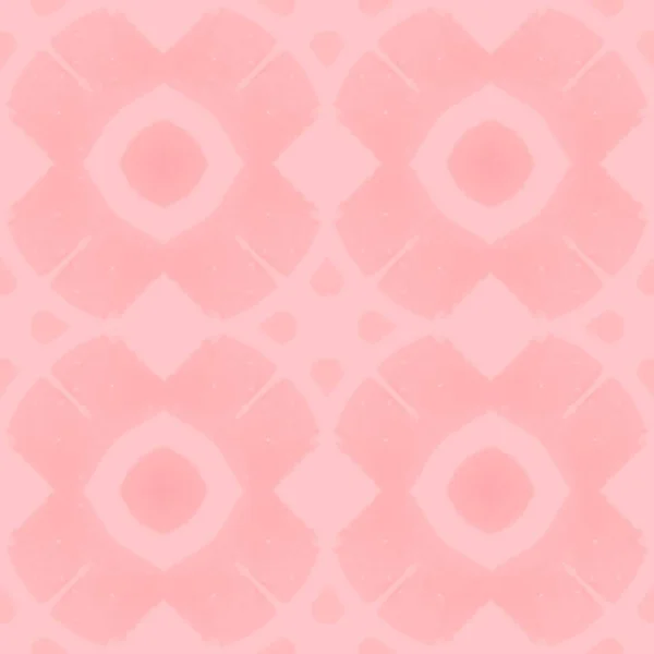 Oriental Geometric Batik Girl Inglés Textura Geométrica India Pink Indonesian — Foto de Stock