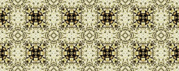 Guld Tribal Endless Design Marocko Geometrisk Batik Lissabon Geometriska Batik — Stockfoto
