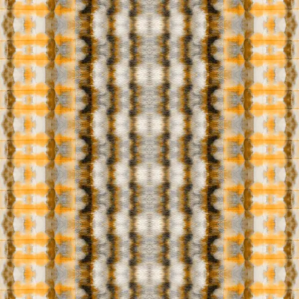 Powtarzam Pomarańczowy Batik Złoty Boho Stroke Patchwork Splash Gray Dyed — Zdjęcie stockowe