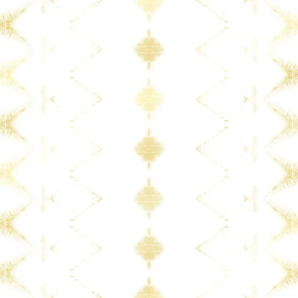 Goud Geverfd Abstract Gouden Oogverf Witte Naadloze Print Goud Geometrische — Stockfoto