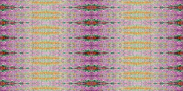 Boho Geometric Pattern Colored Hand Tie Dye Multicolor Dyed Batik — Stock Photo, Image