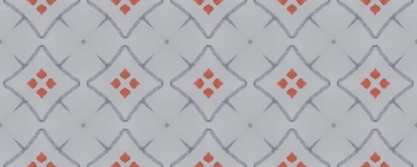 Abstract Geometric Batik Print Turkish Ornament Pattern Bohemian Floral Cross — Fotografia de Stock