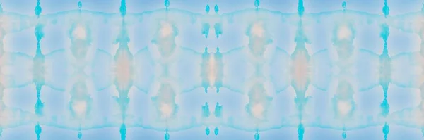 Blue Tie Dye Azure Aqua Teal Glänzendes Eis Wassereis Cyan — Stockfoto