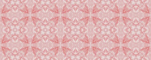 スペインのシームレスなバティック バラの花のインク ボヘミアン幾何学的パターンIkat ヴィンテージ幾何学的バティックペイント 赤民族印刷赤リスボン民族の花 赤ウズベキスタンの花の床 — ストック写真