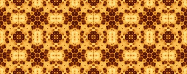 Brown Western Floral Pattern Tinta Geométrica Indonesia Textura Experimento Tribal — Foto de Stock