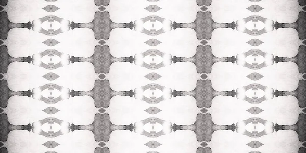 グレイ スケッチ ホワイト ジオの水彩画 グレーボヘミアンテクスチャ グレイ グレーのドローイングプリント 灰色の部族ブラシ グレイ バティック — ストック写真