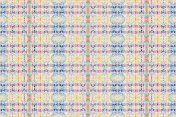 Gekleurd Geverfd Abstract Geo Stroke Etnische Batik Gekleurd Geo Patroon — Stockfoto