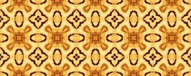 Sarı Türk Etnik Çiçeği. Soyut Rustik Motif. Lizbon Geometrik Desen Yazdırma. Pakistan Geometrik Zemin. Kırsal Etnik Batik Boyası. Kaba Süslü Batik. Kahverengi Çiçekli Boho