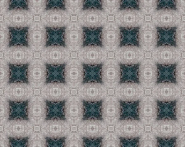 Amerikanska Geometriska Mönster Kakel Stamgeometrisk Batik Aquarelle Ändlösa Stjärnor Blå — Stockfoto