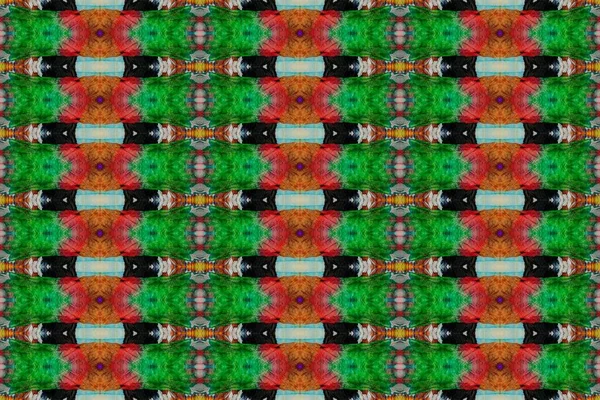 Забарвлений Абстракт Батік Прінт Племені Бохо Богемський Абстракт Кольорові Гео — стокове фото