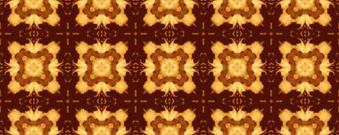 Kahverengi Hareketli Çiçek. American Geometric Ikat. Hint Geometrik Batik Mürekkebi. Kahve süsleme folyo dokusu. Parlak çiçek desenli iz. Sonsuz Portekiz baskısı. Sarı Etnik Boya