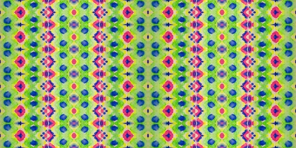Renkli Deseni Boyalı Grunge Geometrik Püskürtme Renkli Desen Batik Etnik — Stok fotoğraf