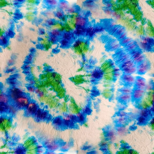 Spiralfärg Spiral Multi Hippie Spiral Neon Bakgrund Regnbåge Färgade Batik — Stockfoto