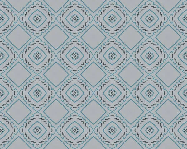 Traditional Geometric Flower Floor. Blue Portuguese Mosaic Motif. Gray Ethnic Batik Print. Indian Geometric Pattern Tile. Blue Floral Boho. Blue Morocco Ethnic Flower. Lisbon Geometric Batik.