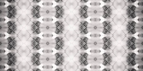 Грей Бохо Абстракт Білий Ікат Чорний Чеський Цвях Грей Бохо — стокове фото
