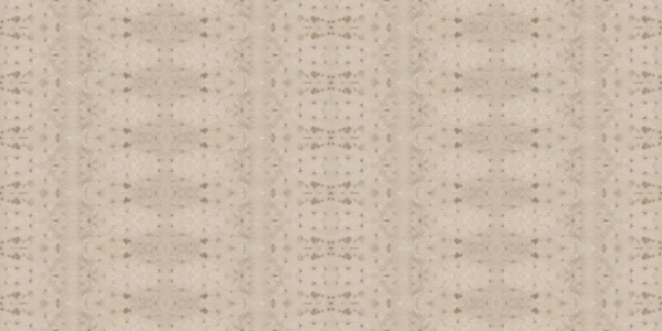 Dirty Dyed Print Beige Ikat Rustic Ethnic Brush Sepia Seamless — стоковое фото