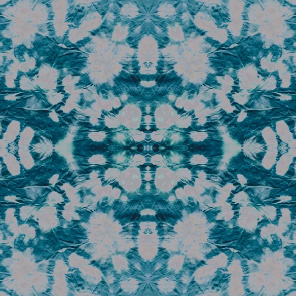 Лазурный Отпечаток Старый Геометрический Шеврон Синяя Снежная Гранжи Тьма Cool — стоковое фото