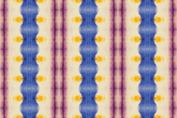 Regenboog Geo Batik Meerkleurig Boho Aquarel Geometrische Geverfde Textiel Gekleurde — Stockfoto