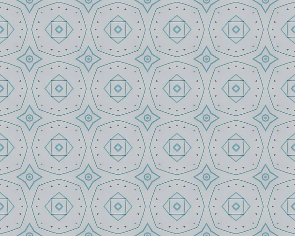 Blue Arabesque Floral Print Azulejo Étnico Azul Diseño Ornamento Vintage —  Fotos de Stock