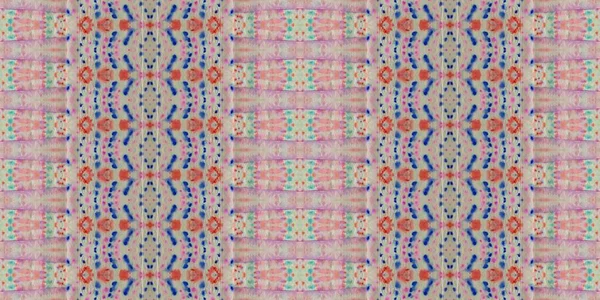 Multicolore Boho Print Patchwork Splash Mano Colorata Astratta Acquerello Tinto — Foto Stock