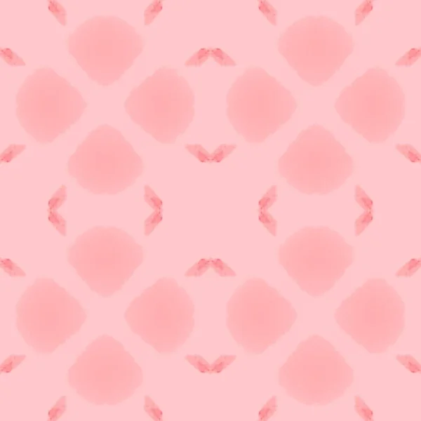 Bohemian Geometric Pattern Print Usbekisches Geometrisches Ornament Rosafarbener Portugiesischer Floralfarbstoff — Stockfoto