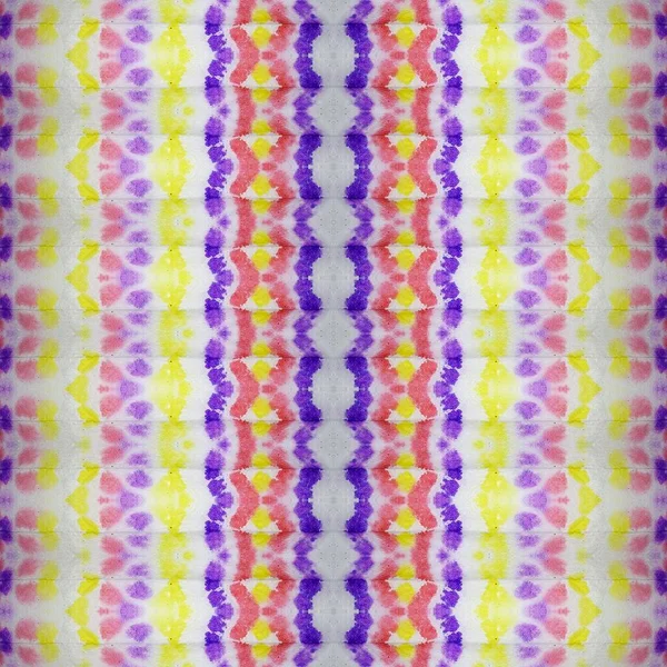 Dyed Bohemian Abstract Pincel Tribal Boho Batik Multicolorido Impressão Tingida — Fotografia de Stock