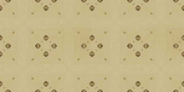 Bege Floral Print Turco Geométrico Flor Ouro Gold American Floral — Fotografia de Stock