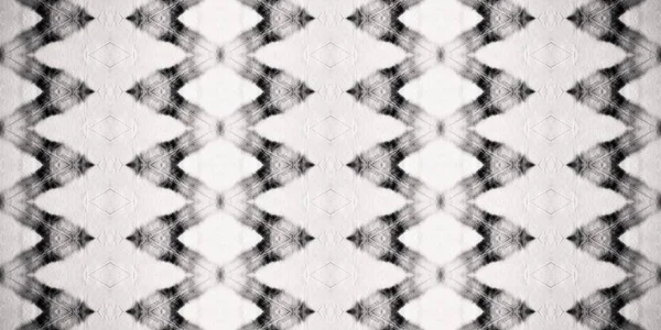 灰色の素朴なバティック 灰色の幾何学ストライプ グレー染めのプリント 灰色の部族ブラシ ホワイト プリント グレイ アブストラクト グレーのボホテキスタイル ブラック — ストック写真