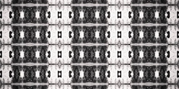 グレイ イカット 黒染めの模様 グレー ボヘミアン 灰色の地理的テクスチャ 灰色の伝統的なスプレー 灰色の部族のバティック 白染めの水彩画 ブラック — ストック写真