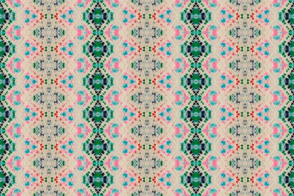 Geo Boheemse Textuur Boho Batik Geo Grunge Regenboog Boho Aquarel — Stockfoto