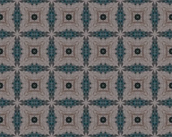 Геометрический Рисунок Аквареля Оттоманский Бесшовный Повтор Узел Красок Серый Орнамент — стоковое фото