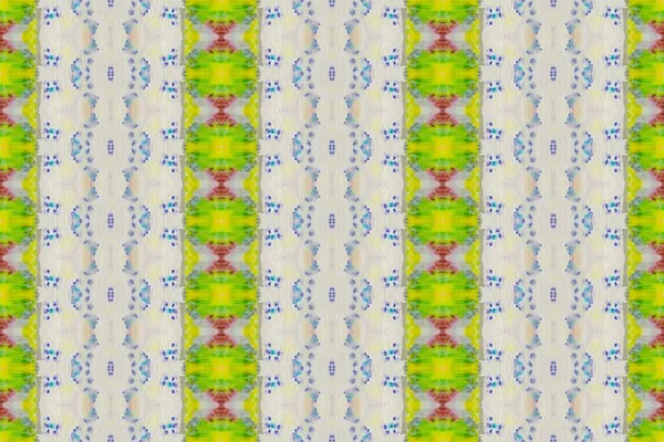 Geometrische Geverfde Textiel Patchwork Spray Meerkleurige Geo Aquarel Gekleurd Boho — Stockfoto