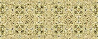 Altın Çiçekli Boya Altın Etnik Batik Yazısı. Altın Fas Sonsuz Tasarım. Süslü Geometrik Çiçek Döşemesi. Quatrefolil Geometrik Desen Boho. İspanyol süsü Batik. Altın Fas Etnik İkat.